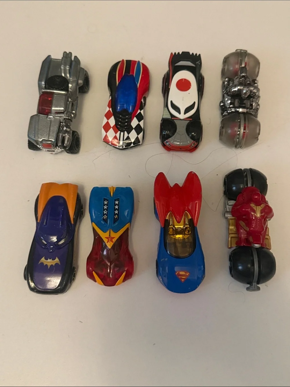 Assorted Kids Toy Cars - Multicolor Superhero Themed Set